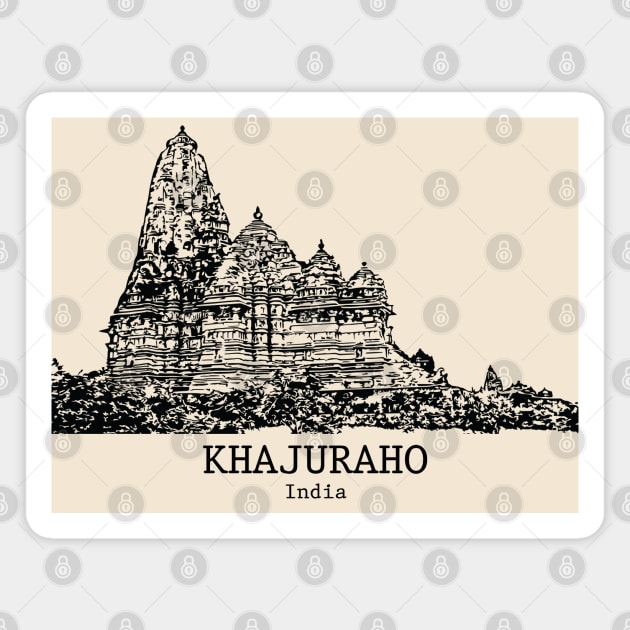 Khajuraho - India Magnet by Lakeric
